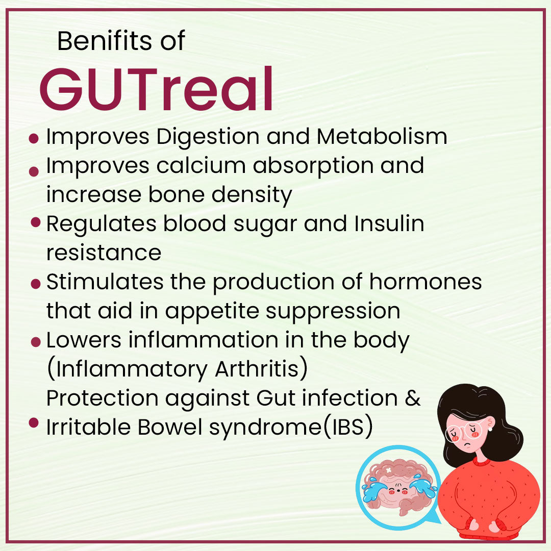 GutReal Prebiotic & Probiotic Capsules