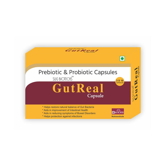 GutReal Prebiotic & Probiotic Capsules